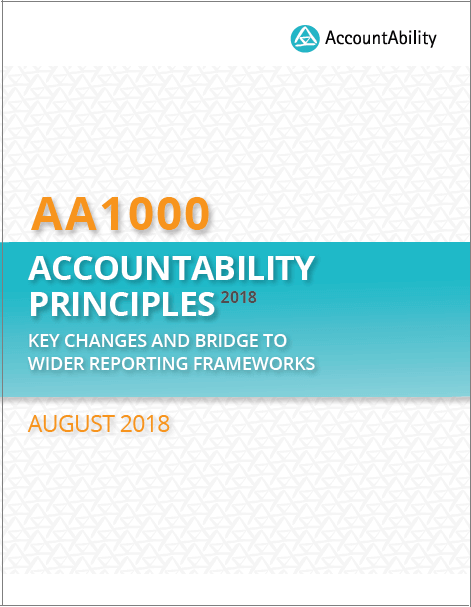 AA1000 AccountAbility Principles 2018