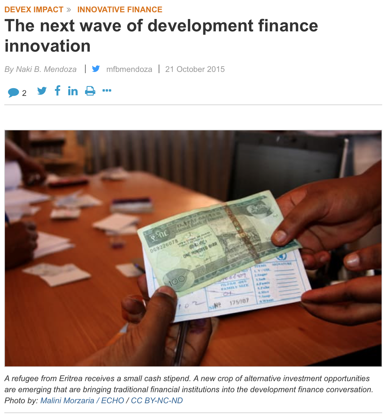 The next wave of development finance innovation